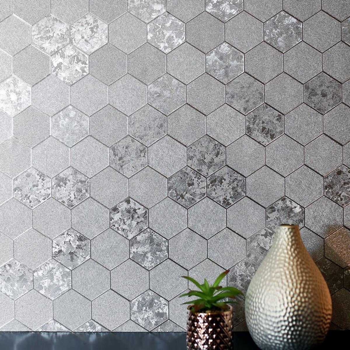 Arthouse Illusions behang Foil Honeycomb 294700