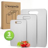 KAAMUT® Titanium Snijplank Dubbelzijdig – 100% Titanium & Massief Mahoniehout – Hygiënisch, Microplasticvrij & Duurzaam – Mesvriendelijk – Ophangbaar KAAMUT® Titanium Snijplank Dubbelzijdig – 100% Titanium & Massief Mahoniehout – Hygiënisch, Microplasticvrij & Duurzaam – Mesvriendelijk – Ophangbaar