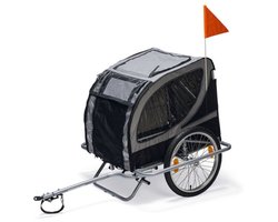 Karlie Doggy Liner Paris - Fietskar Hond - Zwart grijs - 148
