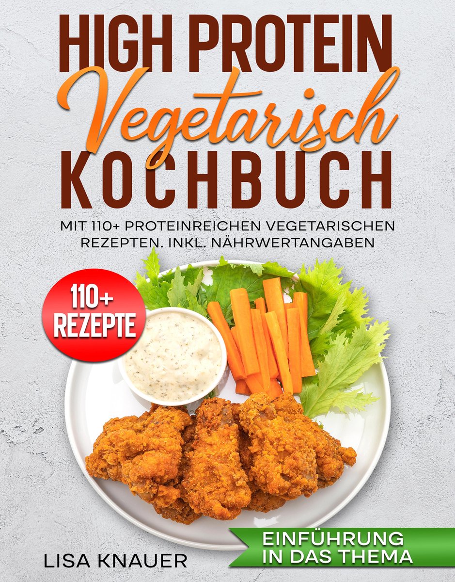 Omslag van High Protein Vegetarisch Kochbuch