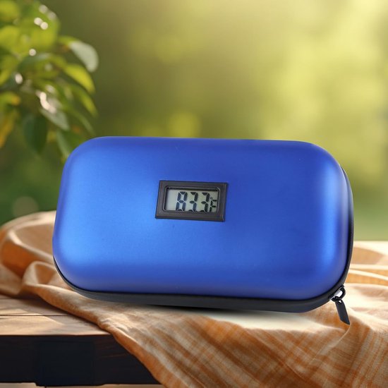 Diabetes koeltas - inclusief icepack - diabetes etui - insulinepennen - insuline koeltas - koeltasje voor op reis - Diabetes etui - koeltas - Koelbox - IJspak - Diabetes Tas - Geschikt VoorDagelijks Gebruik en Reizen - Blauw van Merkloos — afbeelding 2