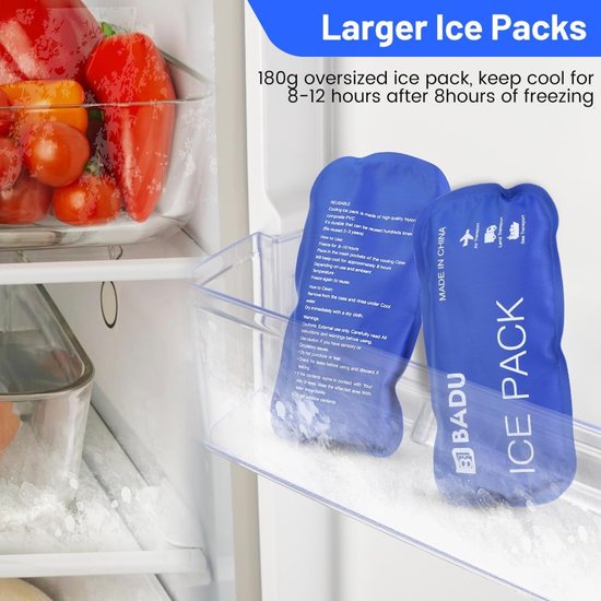 Diabetes koeltas - inclusief icepack - diabetes etui - insulinepennen - insuline koeltas - koeltasje voor op reis - Diabetes etui - koeltas - Koelbox - IJspak - Diabetes Tas - Geschikt VoorDagelijks Gebruik en Reizen - Blauw van Merkloos — afbeelding 5