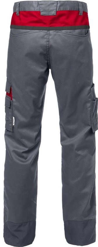 Fristads Broek 2552 Stfp - Grijs/Rood - C50
