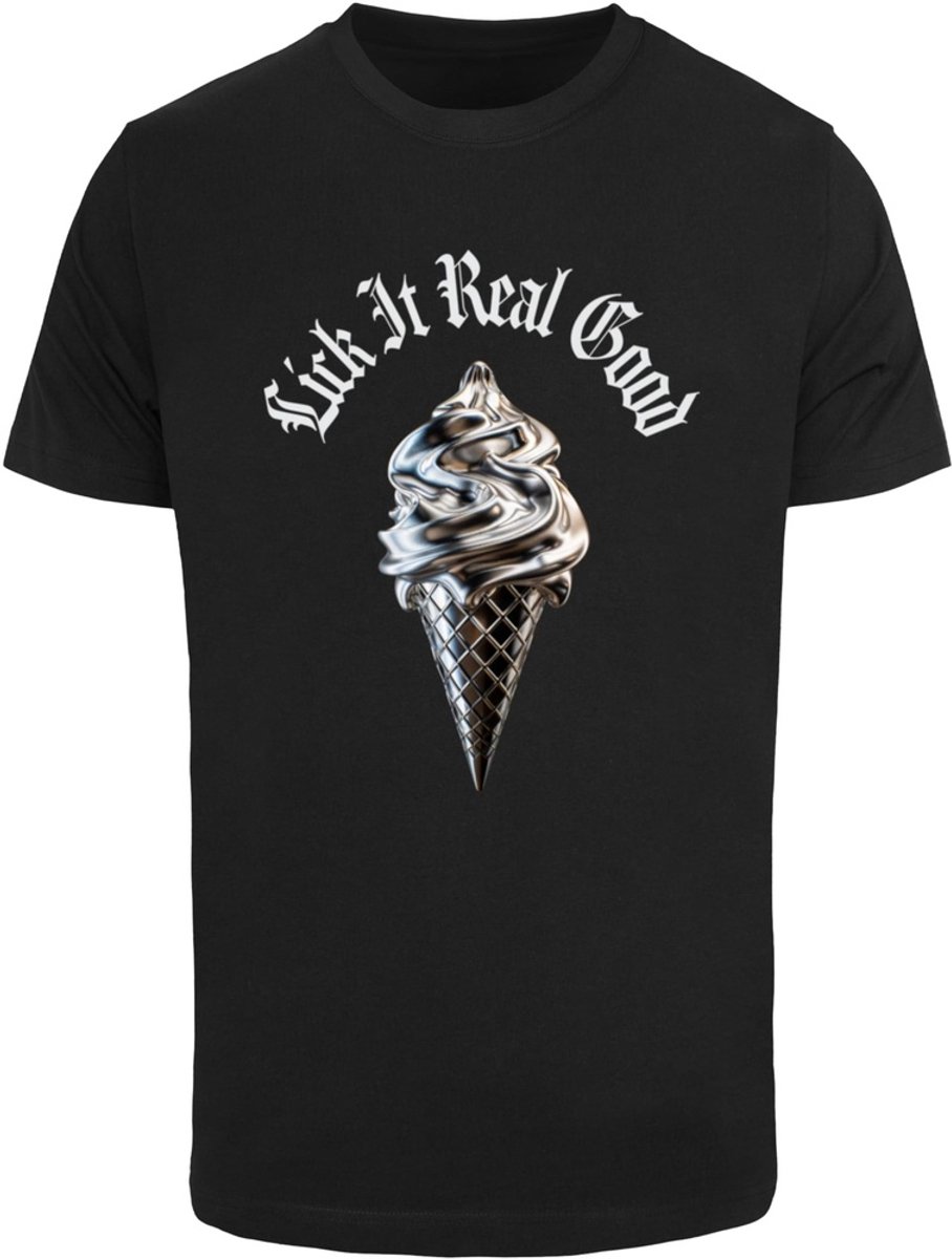 Mister Tee Lick- It -Good Tee Zwart