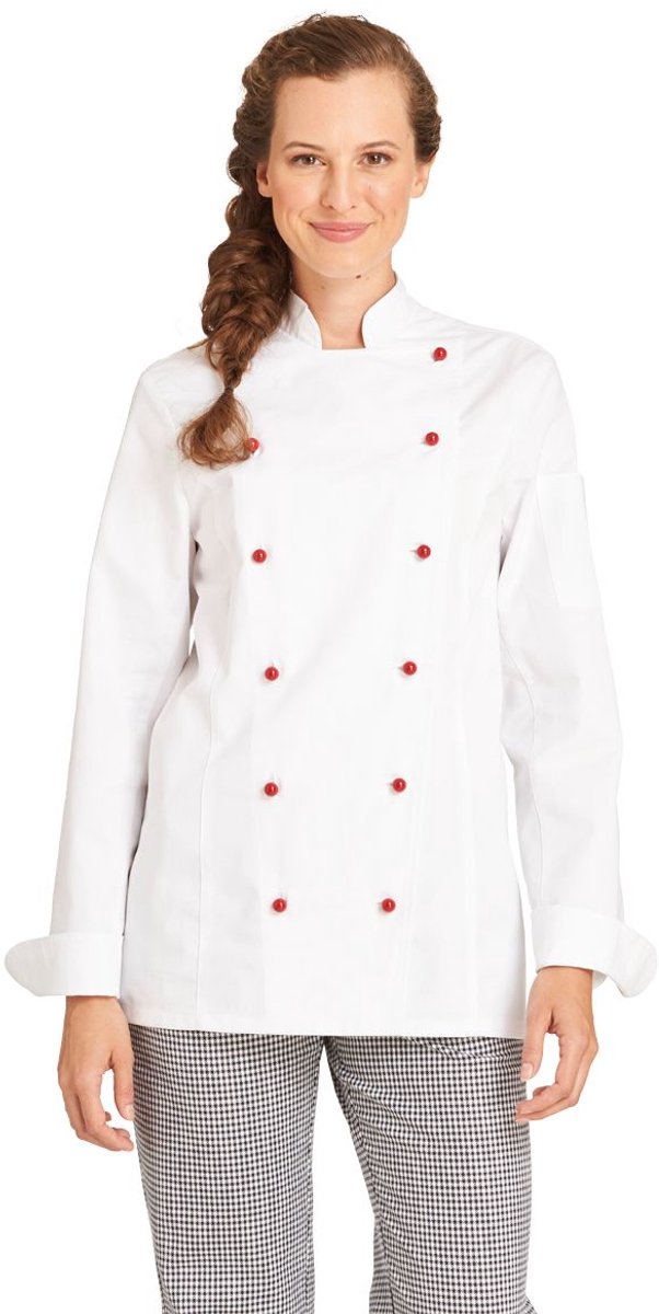 Leiber Damen Kochjacke 08/572/01 Weiß-34