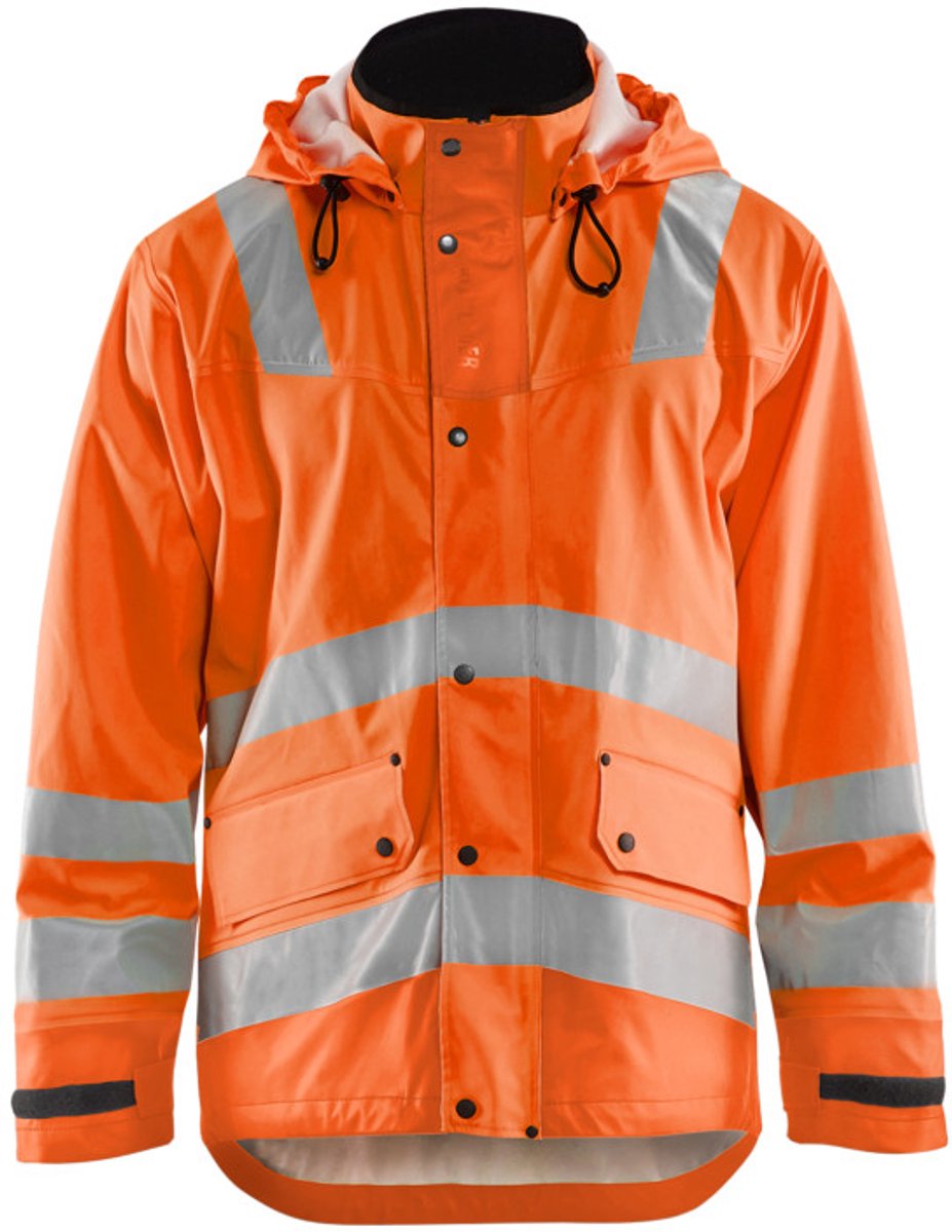 Blåkläder 4302-2003 Regenjas High vis zware kwaliteit Oranje maat L