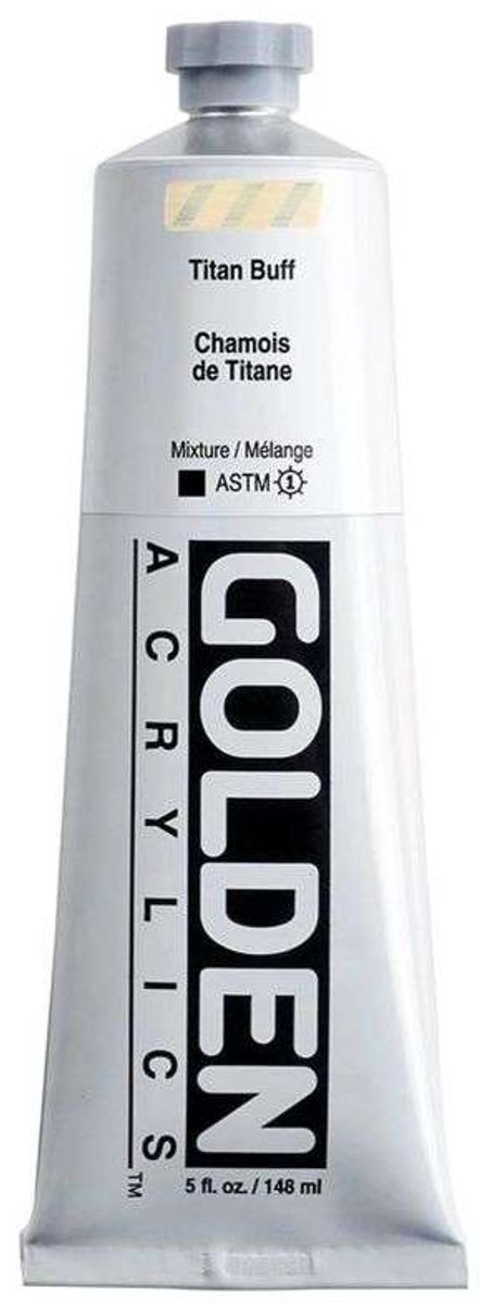 Golden Heavy Body Acrylverf Titaan Buff 148 ml