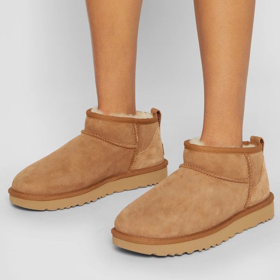 Bottines Ugg Classic Ultra Mini Marron - Streetwear - Femme