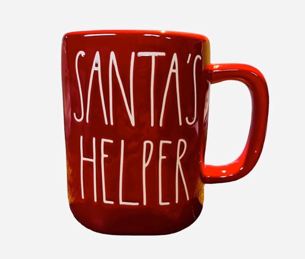 Rae Dunn - mok - Santa's Helper - kerst mok - kerstmok - kerstcadeau - kerst decoratie - kerstmis - gift
