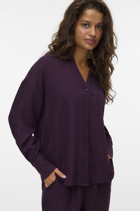 VERO MODA - VMMEANEY QUEENY LS SHIRT WVN NOOS - Femme - Chemisiers