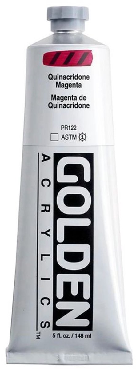 Golden Heavy Body Acrylverf Quinacridona Magenta 148 ml