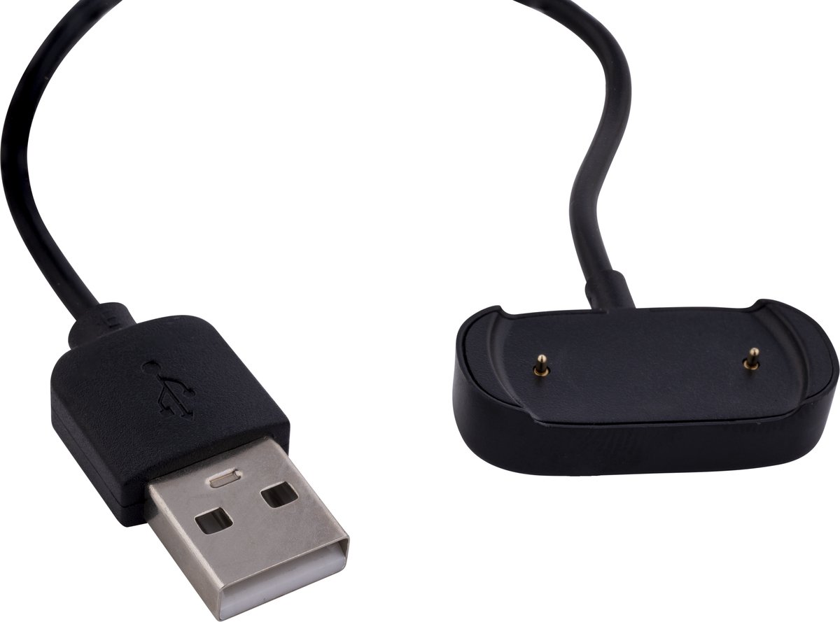 USB Oplaadkabel – Geschikt voor Amazfit GTR3, GTS3 & GTR3 Pro – 1 Meter – Zwart
