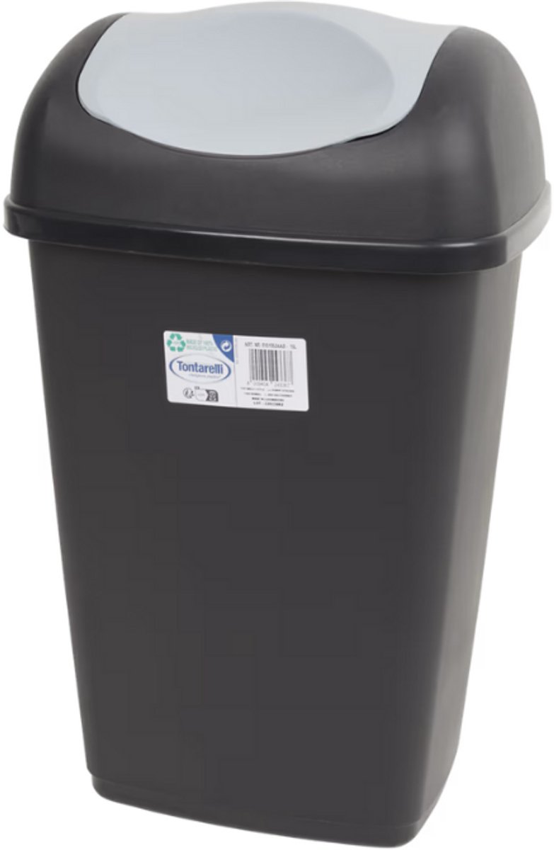 Afvalemmer Tontarelli 15 L (28,5 x 22,5 x 47 cm)