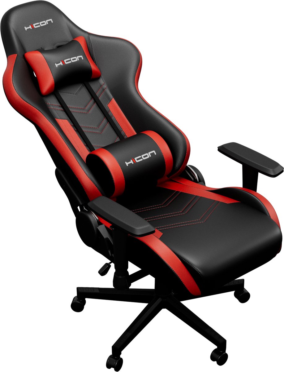 HICON Gamestoel Mondo Verstelbaar Rood Max 150 kg - afbeelding 3