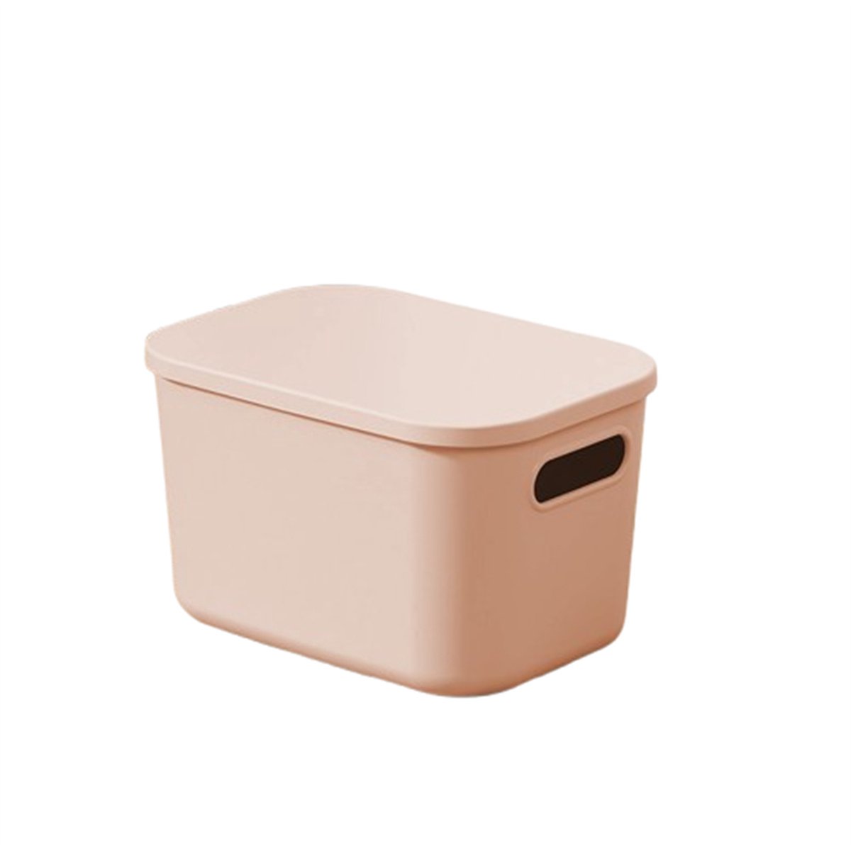 Ynkkvre-Stapelkisten met Deksel en Handvatten – Kunststof Opbergboxen 25x18x16 cm – BPA-vrij, Duurzaam en Multifunctioneel