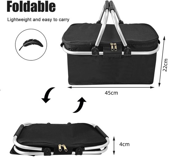 Reisenthel boodschappenmand Shopping Thermobag zwart/multi