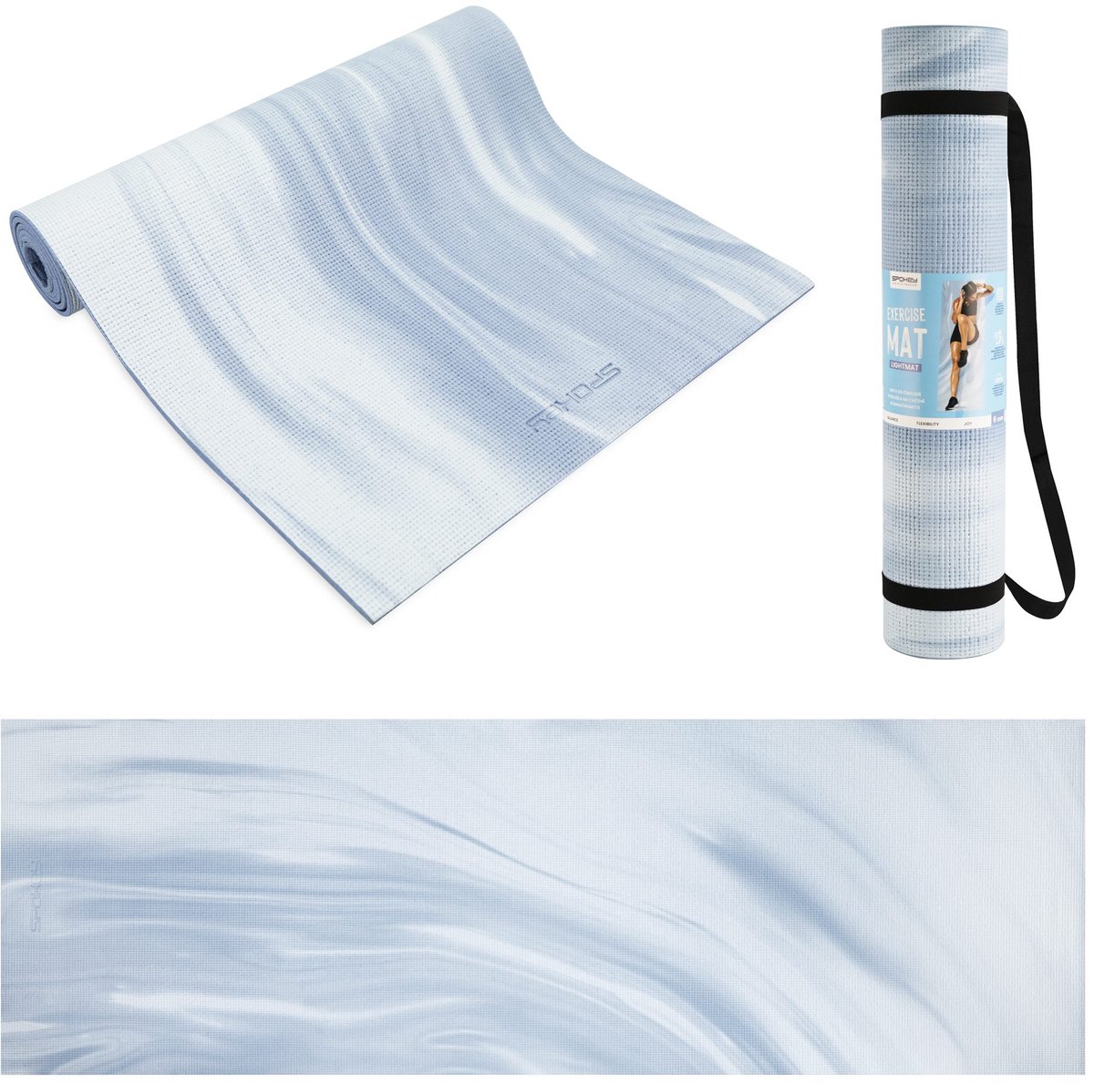 Spokey LIGHTMAT Yogamat - PVC-schuim - Antislip - 0 6 cm