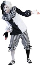 Funny Fashion - Pierrot Kostuum - Clown Classico - Man - - Maat 56-58 - Carnavalskleding - Verkleedkleding