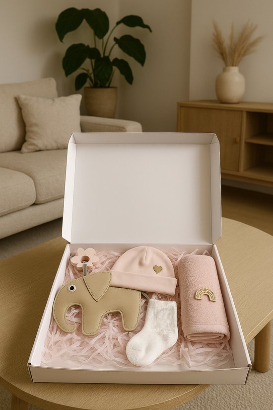 Kraamcadeau meisje – Babyshower Cadeau Gender Reveal Gift Box