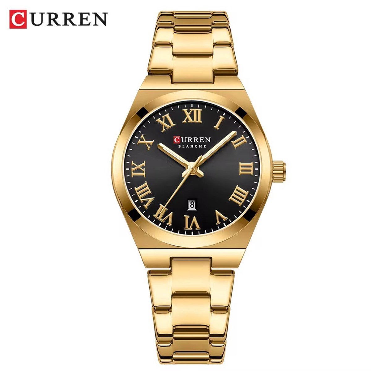 Curren Elegante Dameshorloge | Polshorloge | Dames | Horloge | 33MM | Vrouwen | RVS | Zwart
