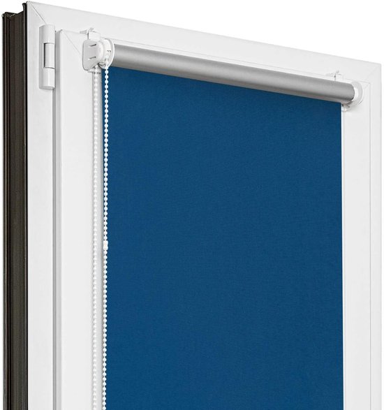 Store roulant occultant sans perçage - 60 cm x 120 cm - Blauw - Protection thermique pour fenêtres intérieures