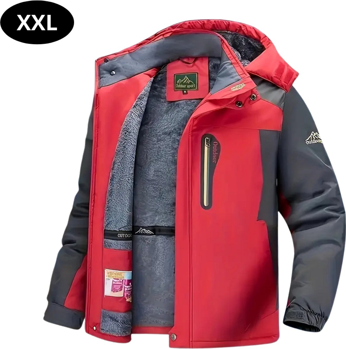 Livano Skipak SkiBroek Skijas Ski Suit Wintersport Heren 2-Delig Rood