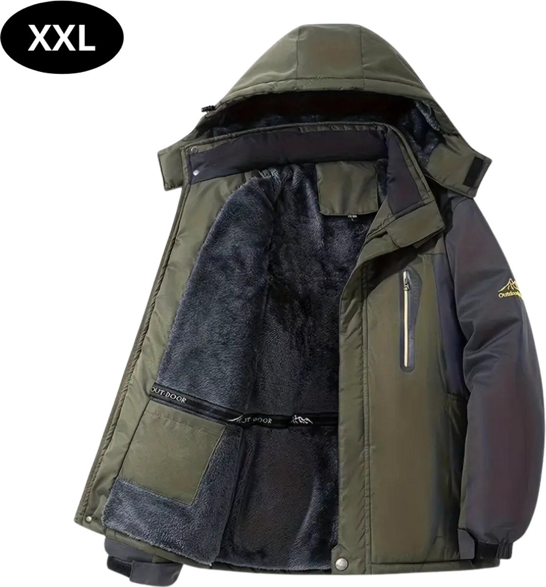 Livano Skipak SkiBroek Skijas Ski Suit Wintersport Heren 2-Delig Groen