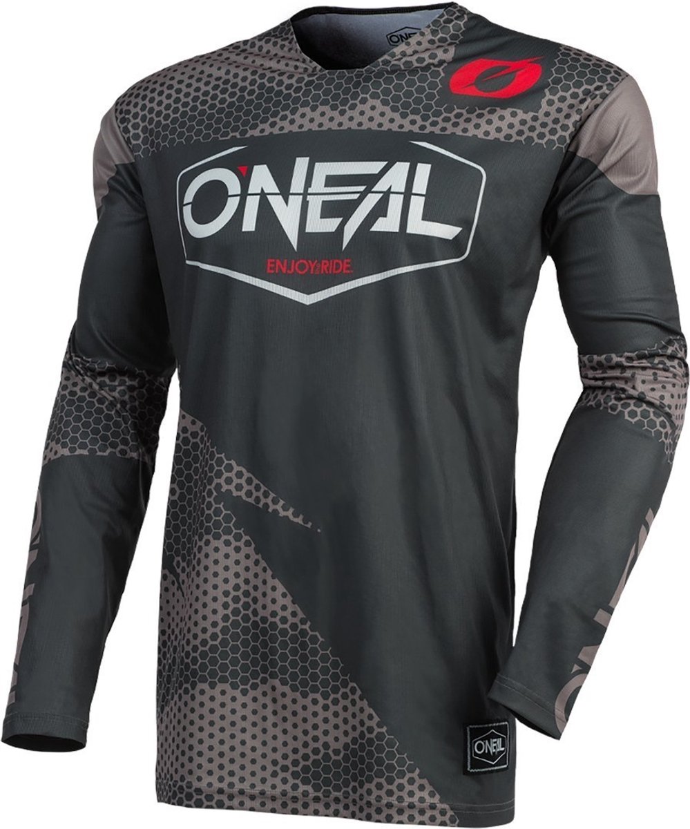 O'Neal Mayhem Jersey Heren, grijs Maat M