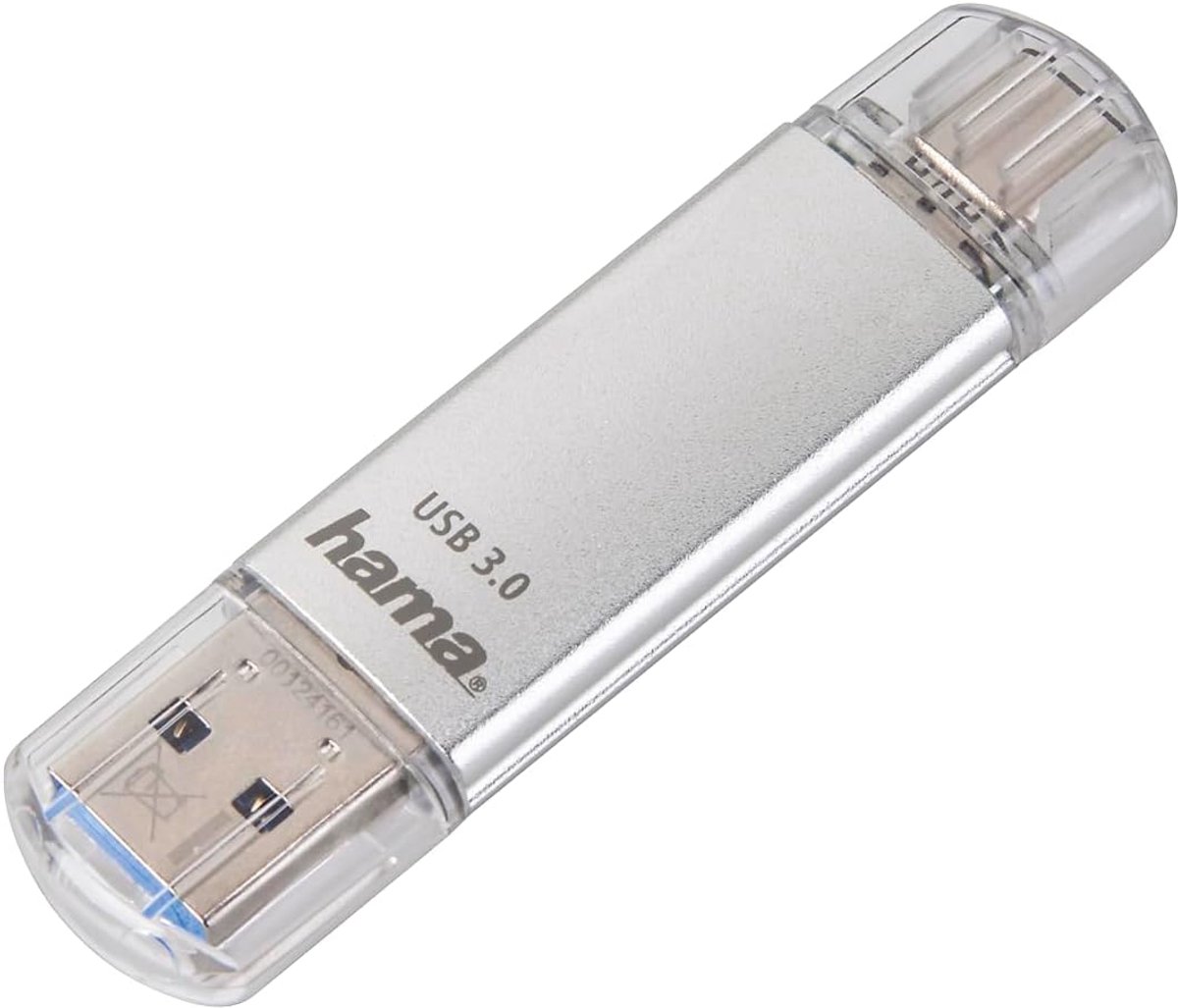 USB-geheugenstick 128 GB met USB 3.0 & USB 3.1 Type-C