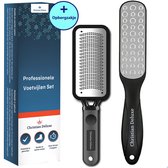 Christian Deluxe® Professionele Voetvijl Set - Eeltvijl - Eeltverwijderaars - Pedicure - Eeltrasp - Professionele Eeltverwijderaar