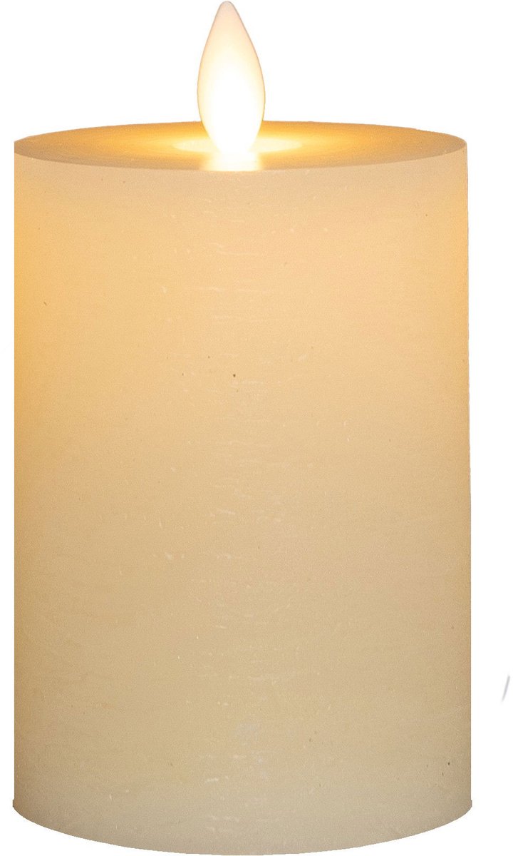 Annas collection - Stompkaars-USB wax 10x7,5 cm ivoor