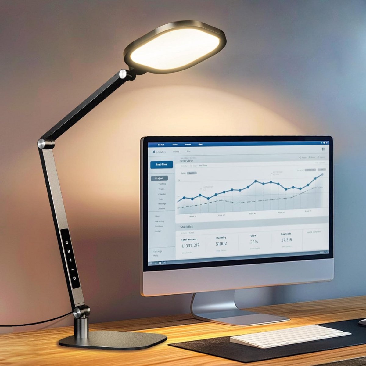 Daglichtlamp Schilderen - Staand - Hobby - Antraciet