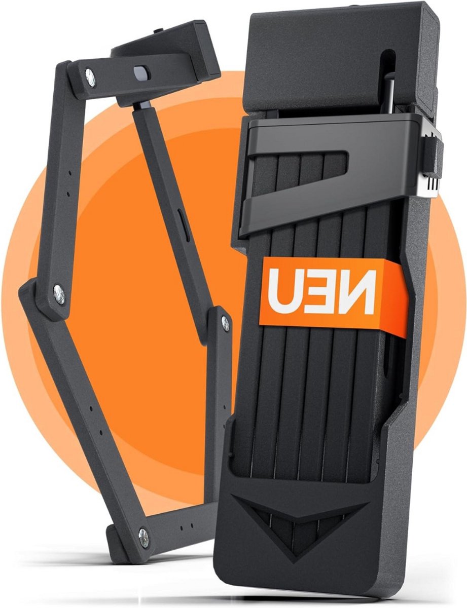Lexium Vouwslot - Slot voor Electrische Fietsen en Fatbike - Fietsslot - Voor elk type Fiets - Met Houder