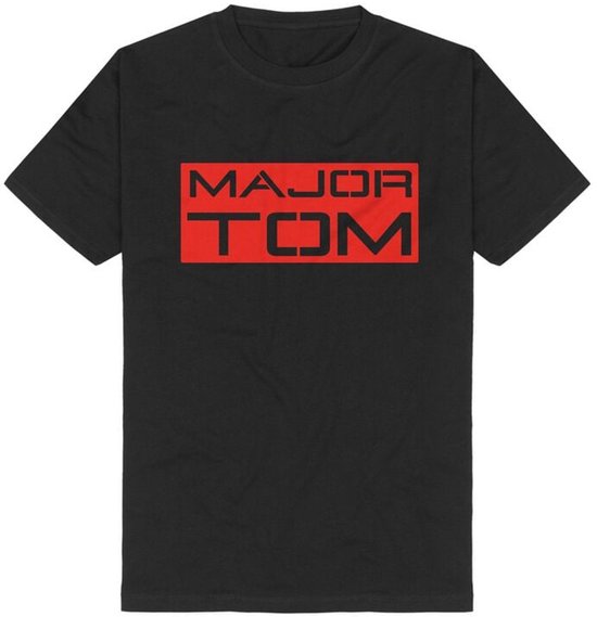 David Bowie Major Tom Heren T-shirt - zwart - L