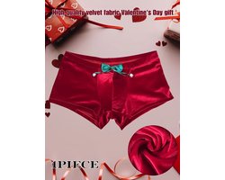 kerst boxer heren sexy bel string fluweel goedkoop floers sexy erotisch kostuum heren christmas