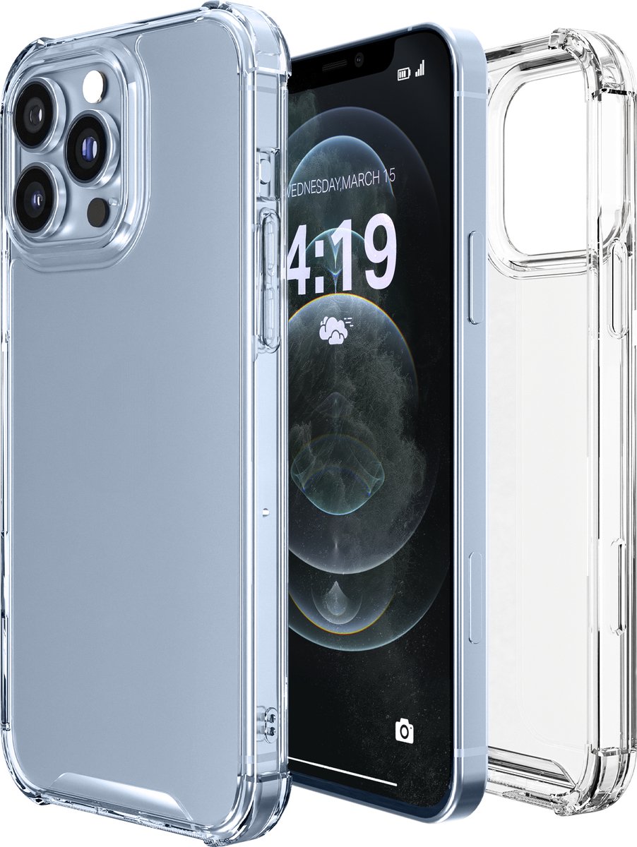 iTech Bumper Hoesje geschikt voor iPhone 12 Pro Max – Slank, Schokbestendig & Beschermend