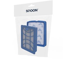 SQOON® Filterset geschikt voor Philips PowerPro Expert | PowerPro Compact series -Vervangingsset Allergy FC8003