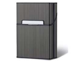 Sigaretten doosje voor 20 stuks - accessoire voor elektrische Sigaretten maker - Houder - Box - RVS