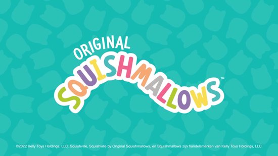Squishmallows - Medium Plush 30cm Zozo - Rainbow And Blue Bigfoot Wrapped W/Flower Stems