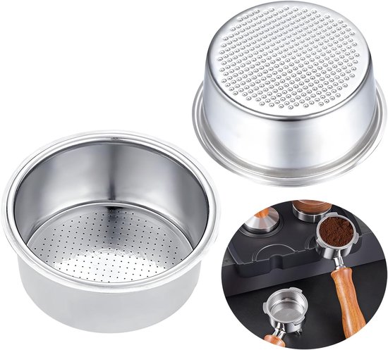 51 mm professionele roestvrijstalen koffiefilter, herbruikbaar
