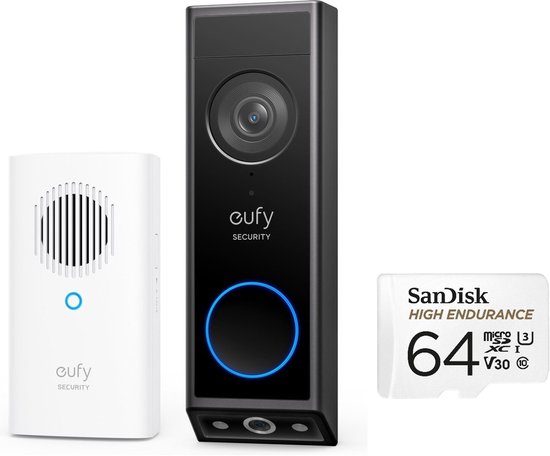 eufy Security E340 2K Draadloze Video Deurbel Inclusief - eufy - €135,00