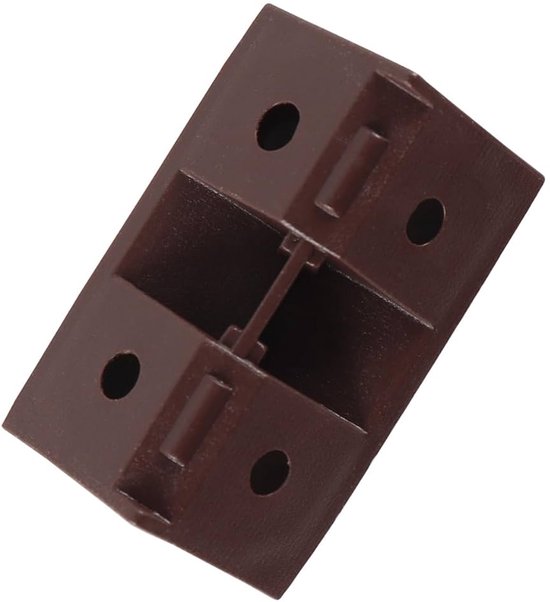 Emuca Lot Van 50 Verbindingsbeugels Voor Meubels, 42x42mm, 4