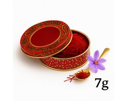 Saffraan 7 g – Premium Iraanse kwaliteit | 100% puur | Super Negin | 1e Klasse Gecertificeerd
