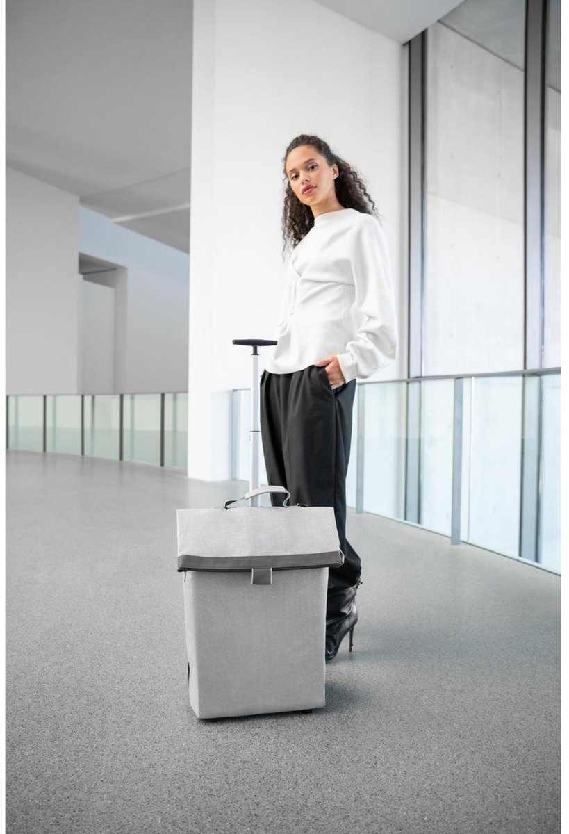 Reisenthel Trolley M Boodschappentrolley - 43L - Herringbone Grey Lichtgrijs