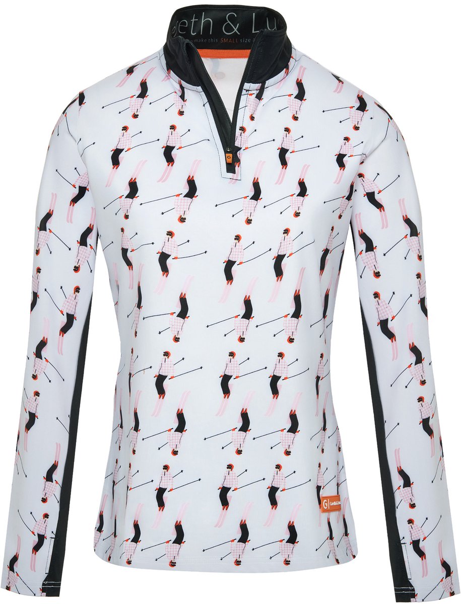 Gareth & Lucas - One Hundred and Nineteen Skipully - M - 100% Gerecycled Polyester - Dames - Midlayer Sportshirt - Wintersport