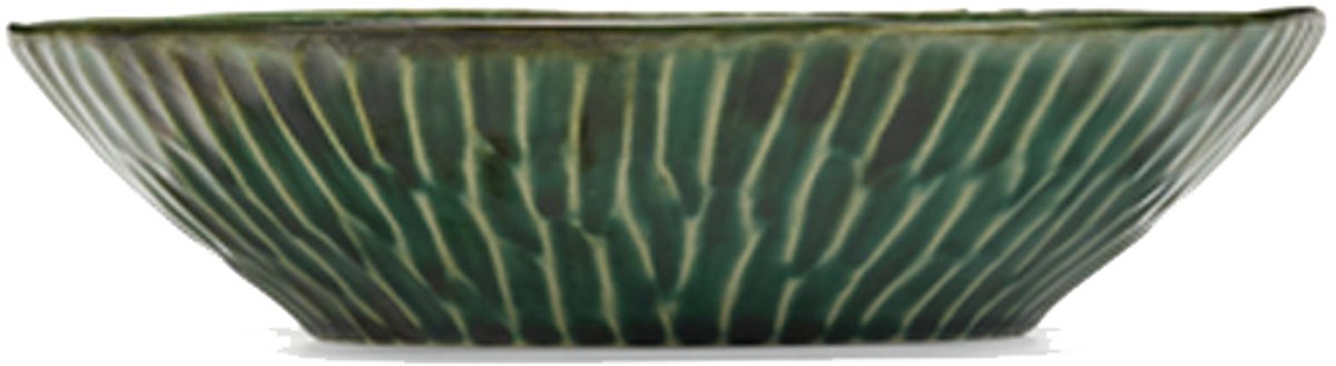 SERAX-Pascale Naessens-Verde Lanza - Diepbord Pastabord Ø 22 cm H5.5cm - groen (set van 2)