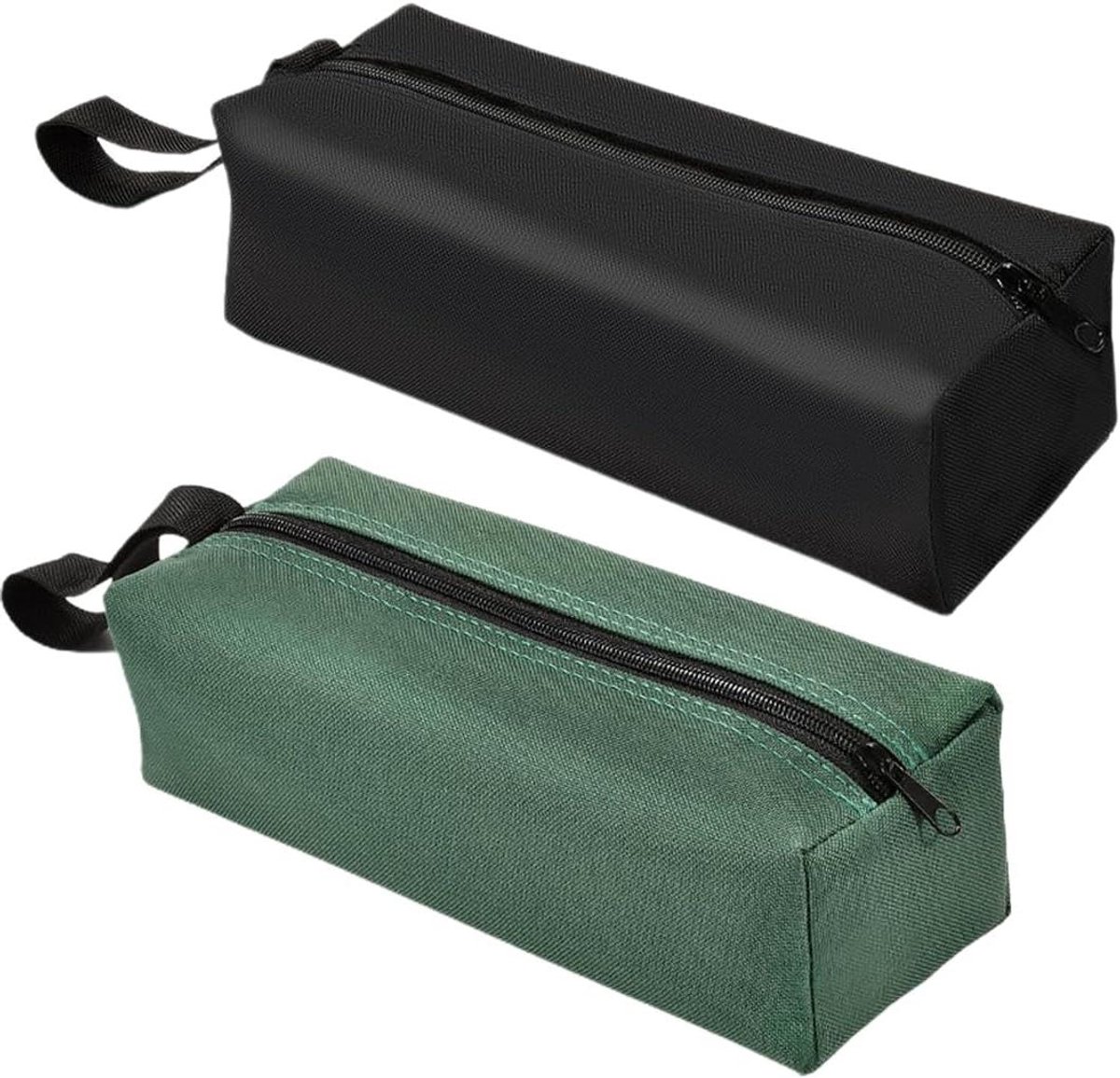 JHubers Goods - 2 stuks gereedschapstas met ritssluiting voor tuinieren en outdoor werkzaamheden