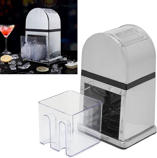 Draagbare Handmatige IJsschaver en IJscrusher voor Thuisgebruik van Merkloos — afbeelding 4