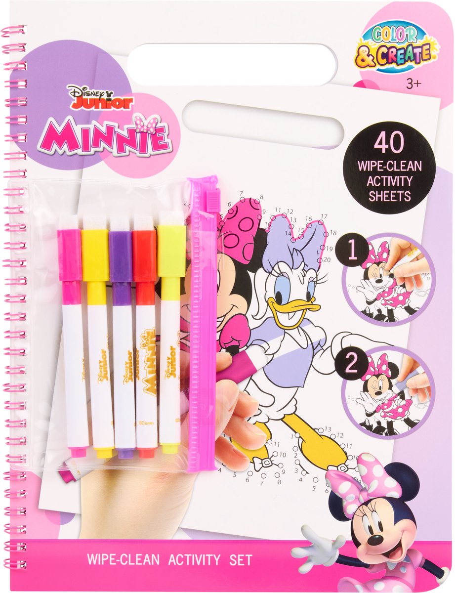 Minnie Mouse Wipe-Clean Activiteiten Set