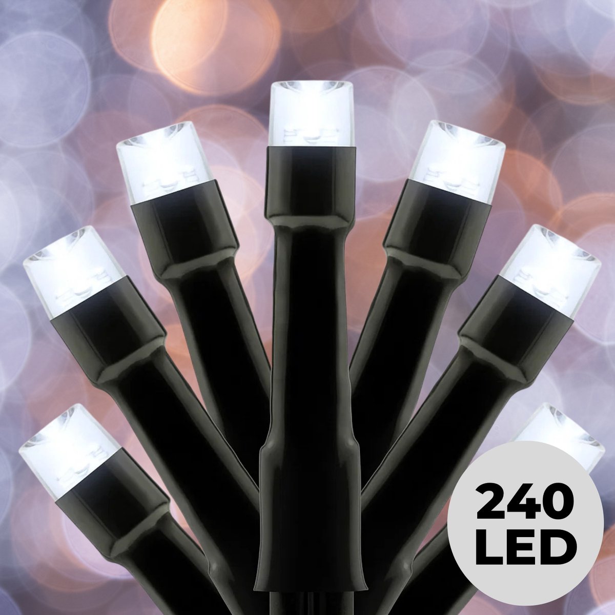 Lomera Kerstboomverlichting - Kerstverlichting - Kerstlampjes Buiten - LED Lichtsnoer - 240 LED Lampjes - 18 Meter Lang - Lichtfuncties - Geheugen - Timer Functie - Ip44 - Energiebesparend - Binnen en Buiten - Ijswit Licht